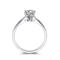 吉盟 18K金钻石戒指六爪经典款女 “吉光之蕊”系列